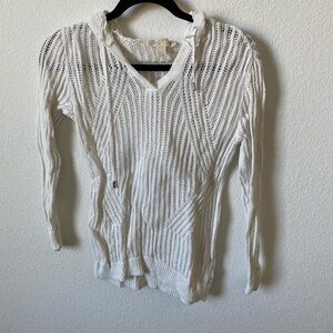 Michael Kors crochet top with hoodie